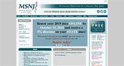 Desktop Screenshot of msnj.org